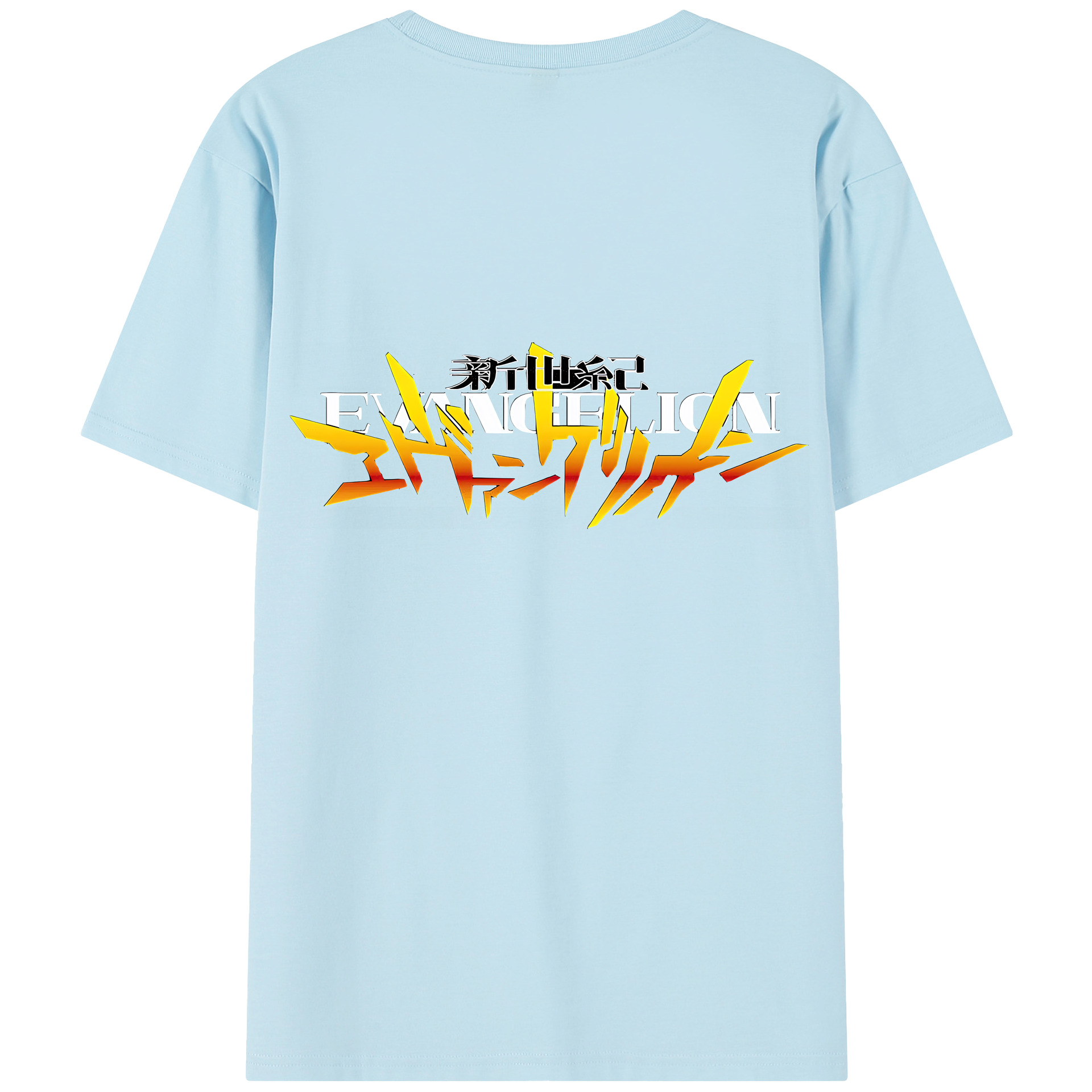 （画像用） EVA 新世紀エヴァンゲリオン 綿100％半袖Tシャツ（背面プリント）